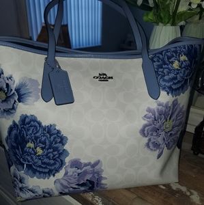 Coach Kaffe Fassett Signature City Tote